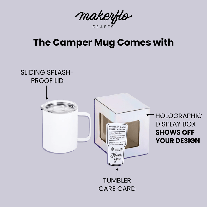 12oz Camper Mug - Ninja Transfers