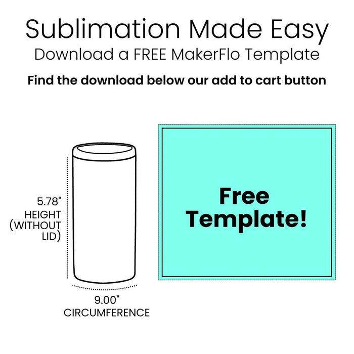 12oz Slim Sublimation Duozie