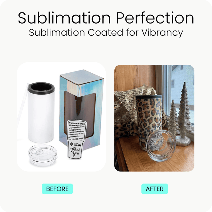 12oz Slim Sublimation Duozie