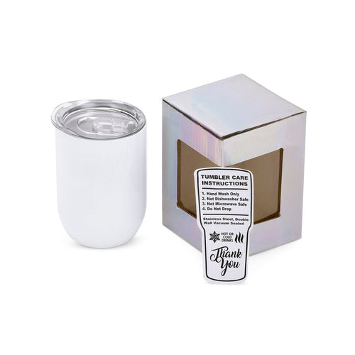 12oz Sublimation Wine Tumbler