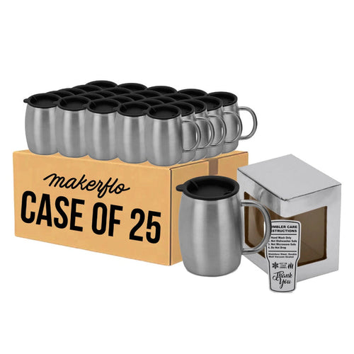 14oz Round Mug (Stainless Steel)