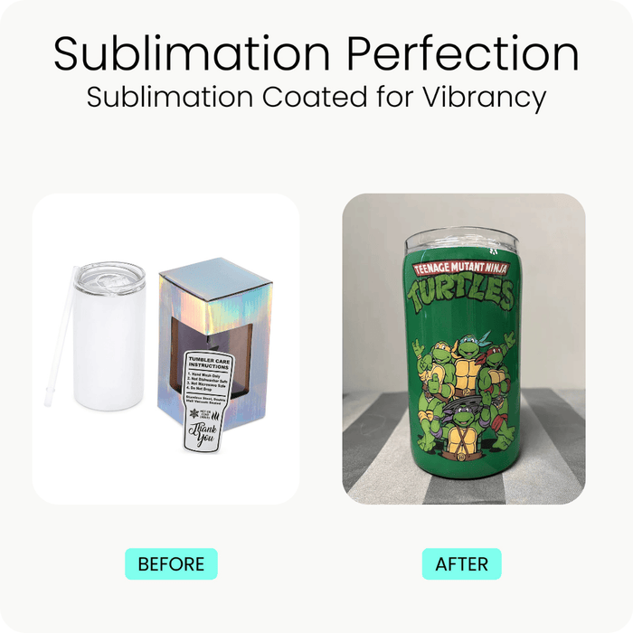 14oz Skinny Tumbler (Polycoated)