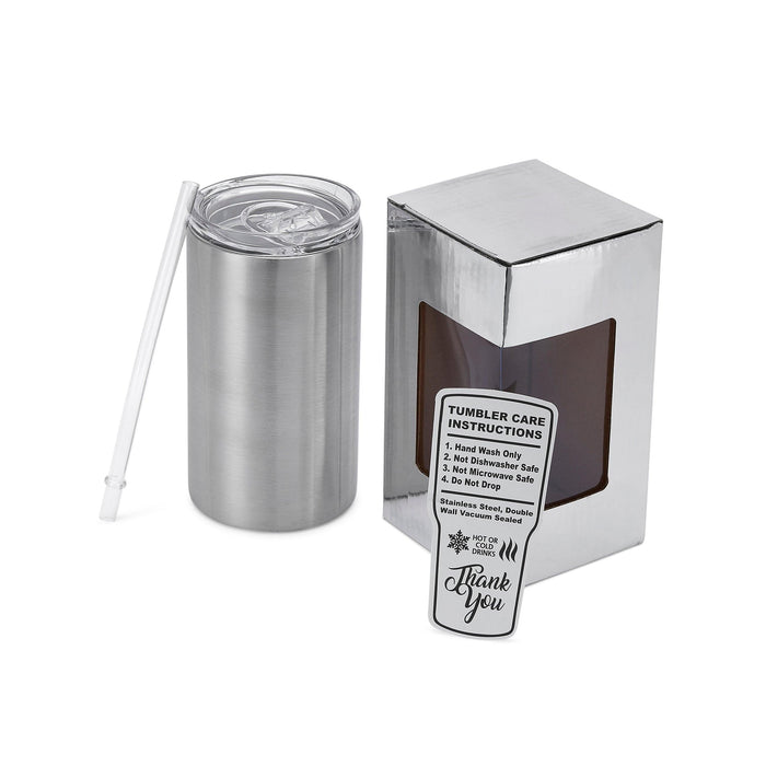 14oz Skinny Tumbler (Stainless Steel)