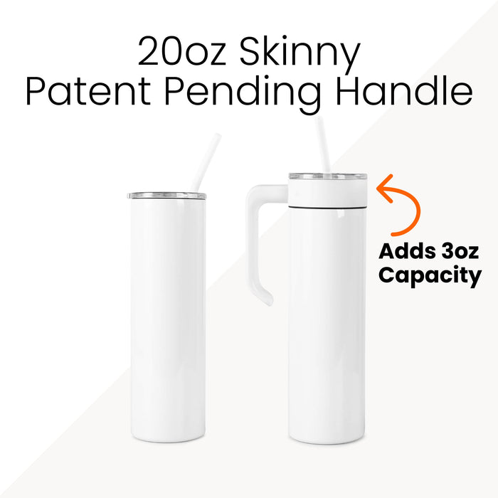 20oz Skinny Tumbler (Polycoated)