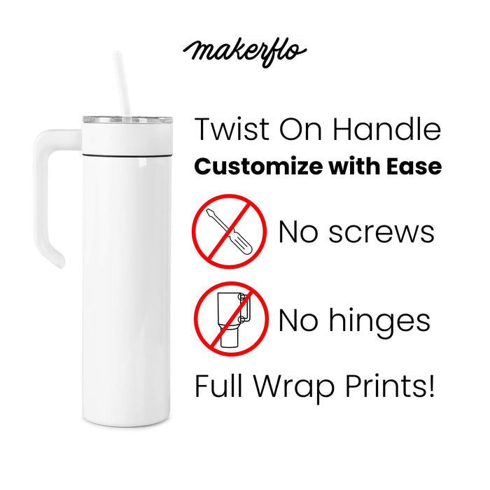 20oz Skinny Tumbler (Polycoated)