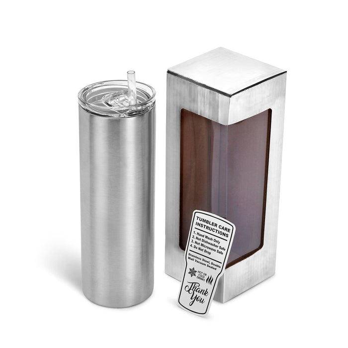 20oz Skinny Tumbler (Stainless Steel)
