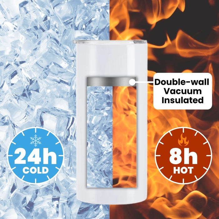 20oz Thick Tumbler (Polycoated) - Ninja Transfers