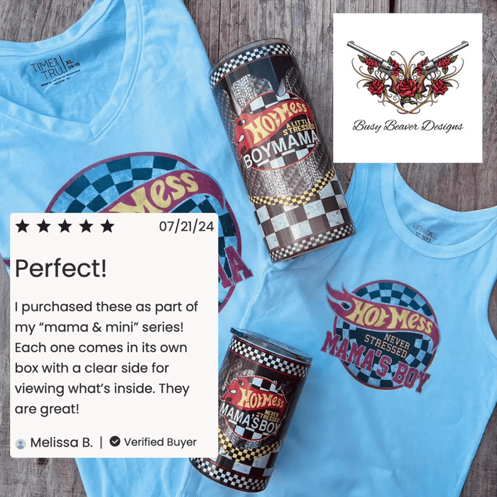 20oz Thick Tumbler (Polycoated) - Ninja Transfers