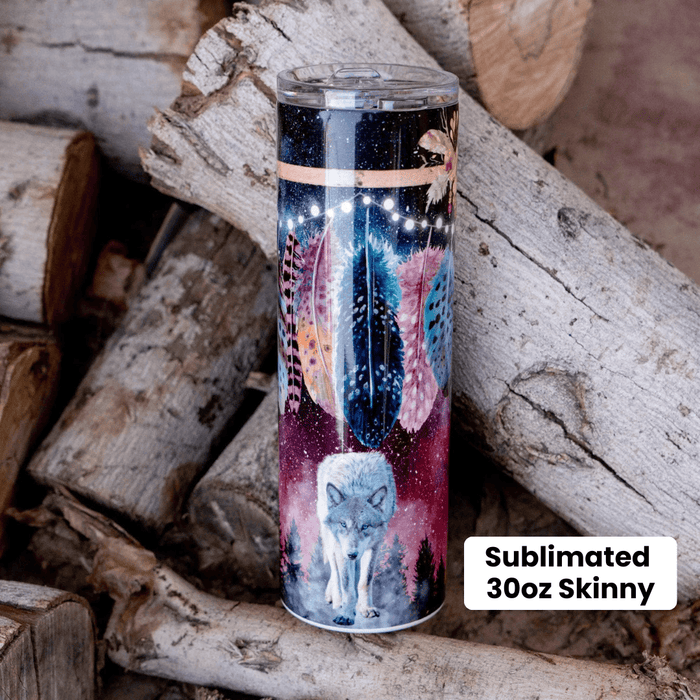 30oz Skinny Tumbler (Polycoated)