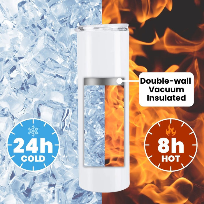 30oz Skinny Tumbler (Polycoated)