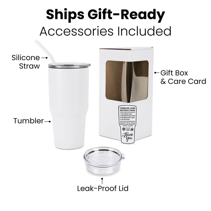 30oz Tumbler (Powder Coated)