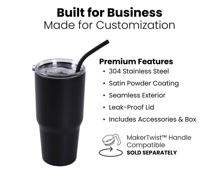 30oz Tumbler (Powder Coated)