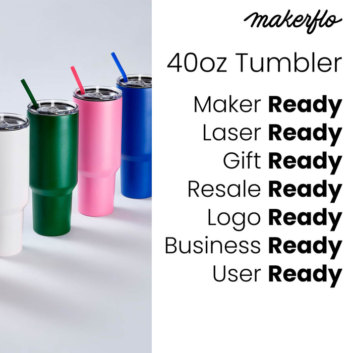 40oz Tumbler (Powder Coated)