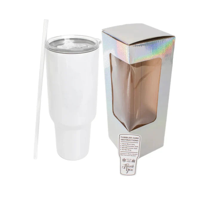 40oz Tumbler Sublimation Glitter Shimmer