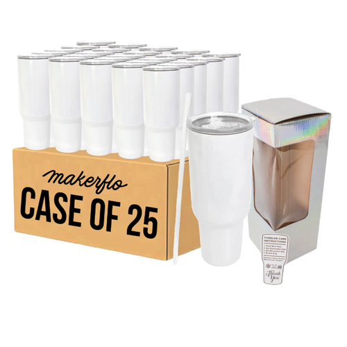 40oz Tumbler Sublimation Glitter Shimmer