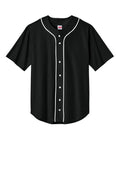 A4 A4N4184 Short Sleeve Full-Button Baseball Top N4184