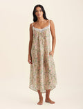 Adeline Lace Front Maxi Nightgown