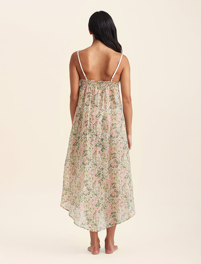 Adeline Lace Front Maxi Nightgown