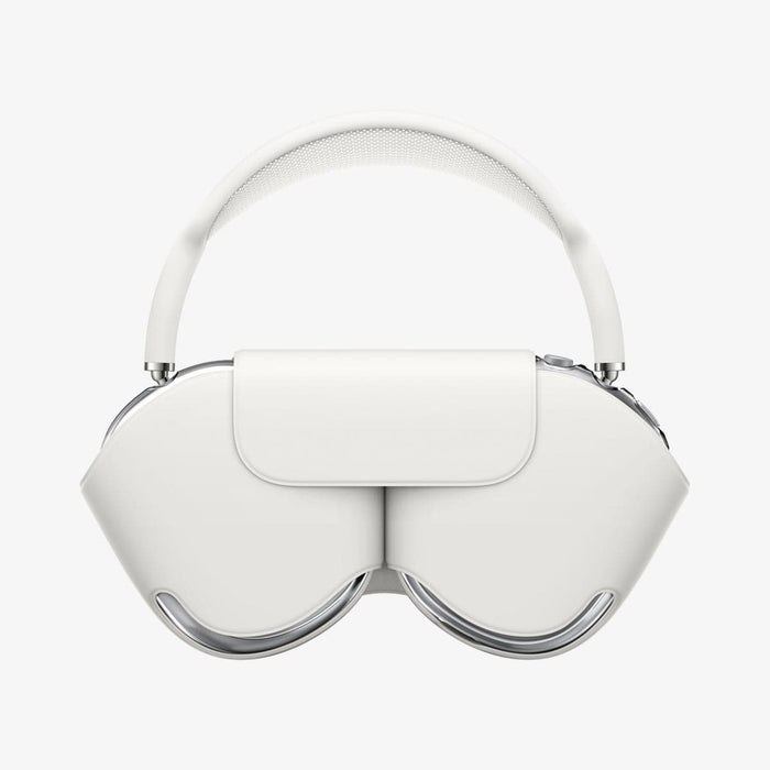 ASD02813 - Apple AirPods Max Case Ultra Hybrid Pro in crystal clear showing the headphones inserted into cover