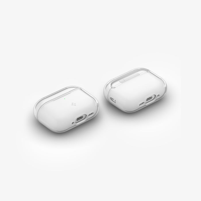 ACS10019 - AirPods Pro 3 Liquid Crystal in Crystal Clear showing the front, back and sides