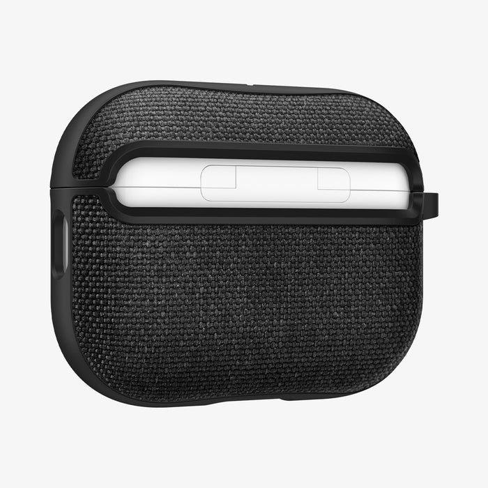 ACS11196  - AirPods Pro 3 Series Urban Fit in Matte Black showing the back and side