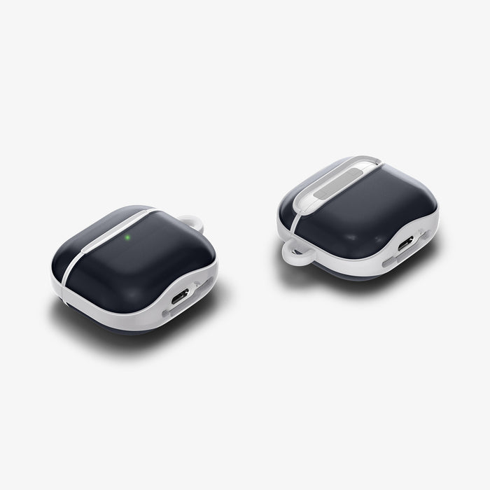 ACS08645 - AirPods 4 Pro / AirPods 4 Classic C1 in Graphite showing the back, front, sides and bottom