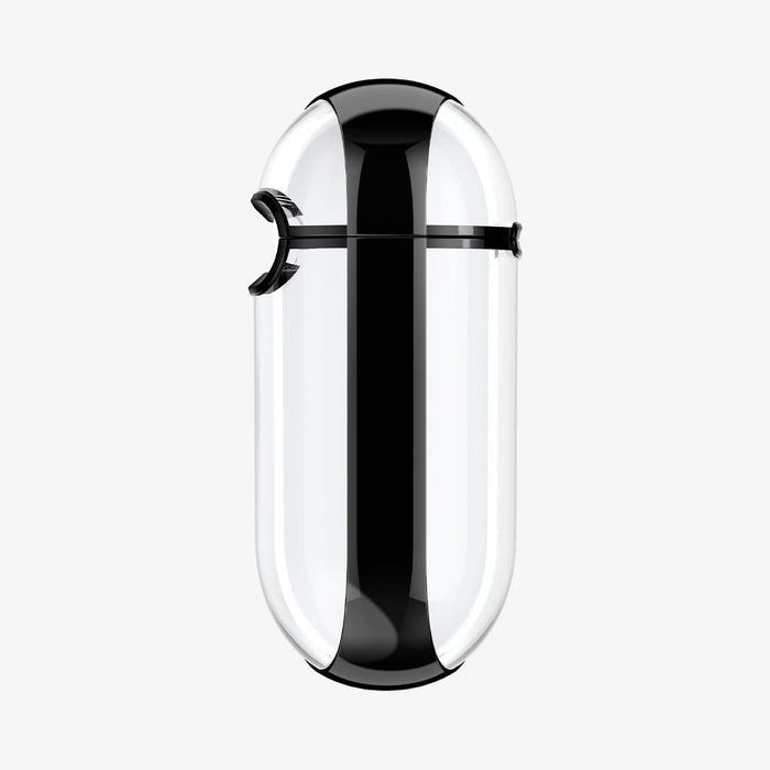 ASD01300 - Apple AirPods 1 / 2 Case Ultra Hybrid in black showing the side