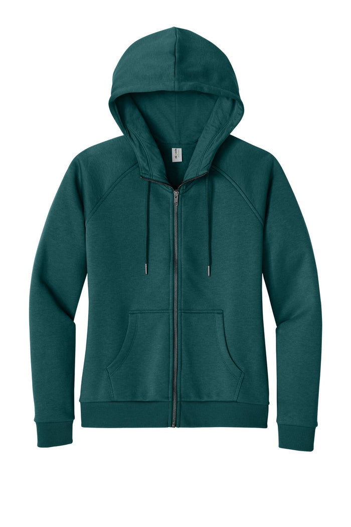 AllMade AL5003 Allmade Women's Organic CVC Fleece Full-Zip Hoodie