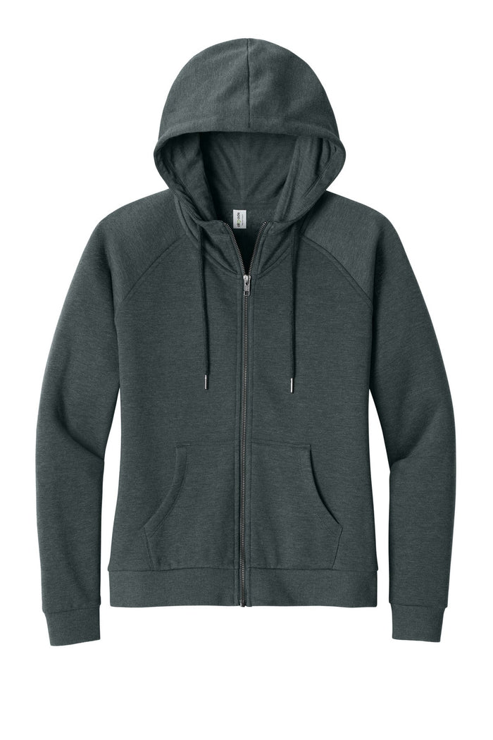 AllMade AL5003 Allmade Women's Organic CVC Fleece Full-Zip Hoodie