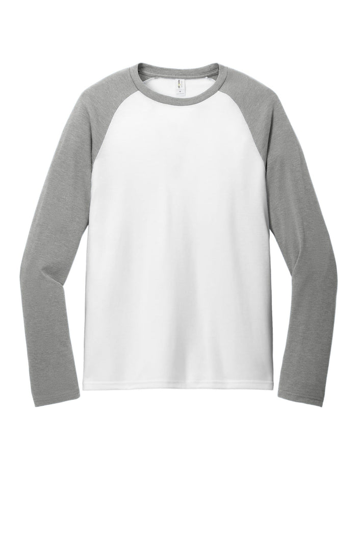 AllMade AL6009 Allmade Unisex Tri-Blend Long Sleeve Colorblock Raglan