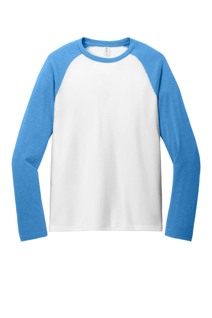 AllMade AL6009 Allmade Unisex Tri-Blend Long Sleeve Colorblock Raglan