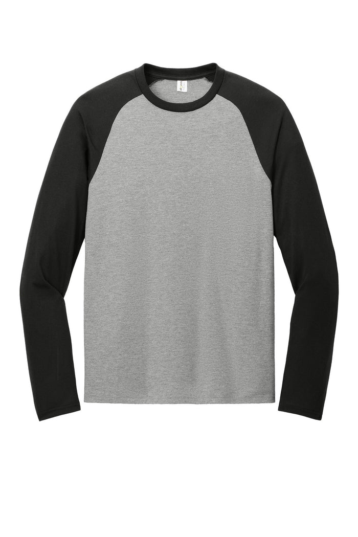AllMade AL6009 Allmade Unisex Tri-Blend Long Sleeve Colorblock Raglan