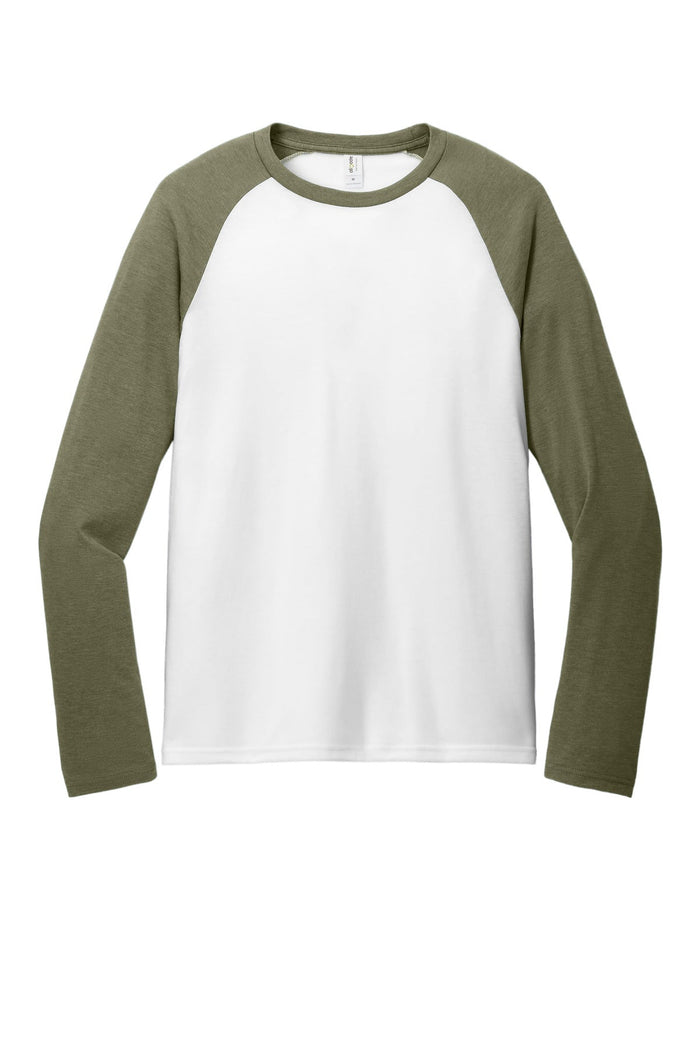 AllMade AL6009 Allmade Unisex Tri-Blend Long Sleeve Colorblock Raglan