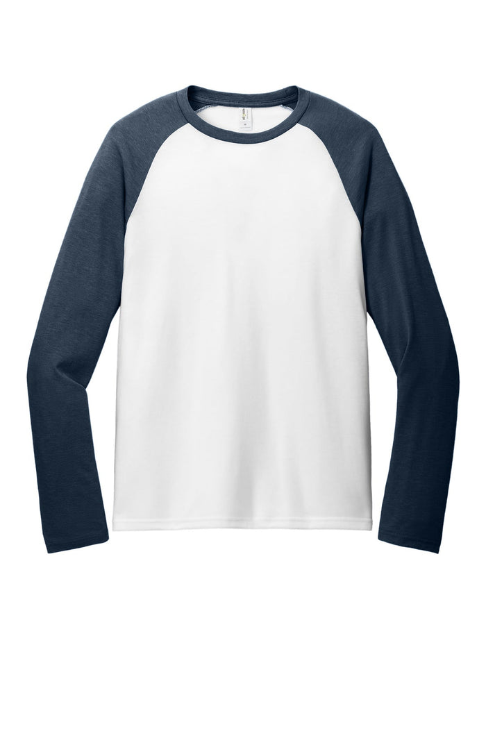 AllMade AL6009 Allmade Unisex Tri-Blend Long Sleeve Colorblock Raglan