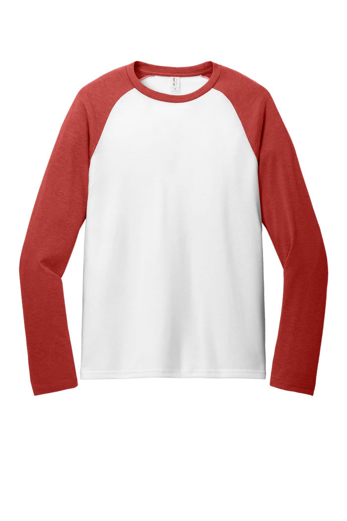 AllMade AL6009 Allmade Unisex Tri-Blend Long Sleeve Colorblock Raglan