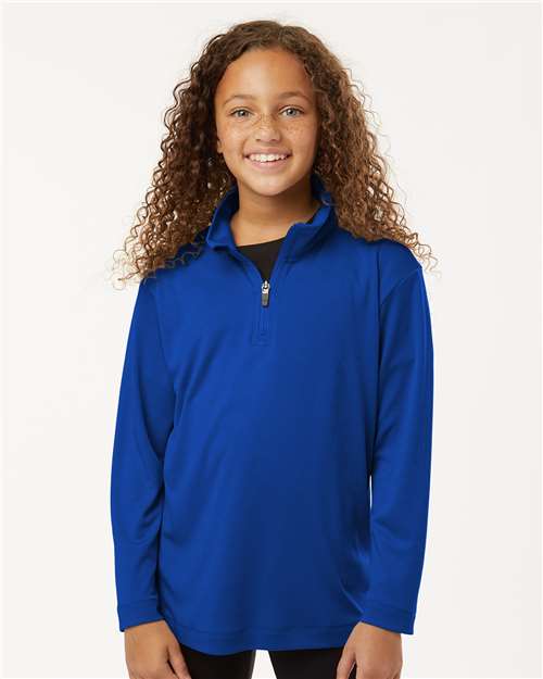 AllPro 41870Y Pro - Lock Youth Performance Quarter - Zip Pullover - Ninja Transfers