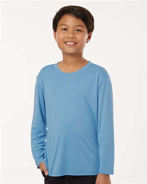 AllPro 48400Y Pro - Lock Youth Performance Long Sleeve T-Shirt - Ninja Transfers