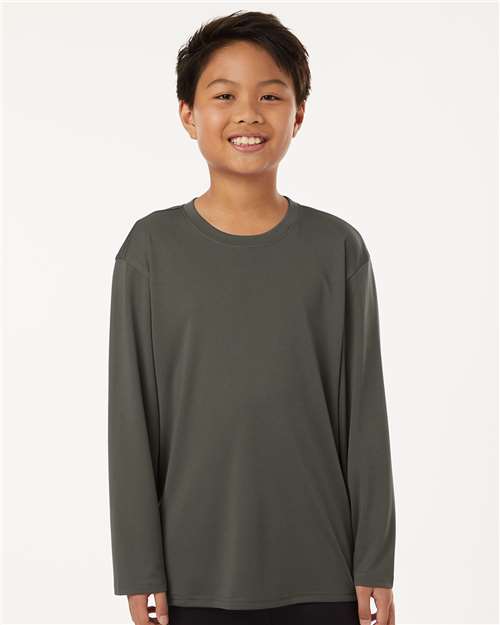 AllPro 48400Y Pro - Lock Youth Performance Long Sleeve T-Shirt - Ninja Transfers
