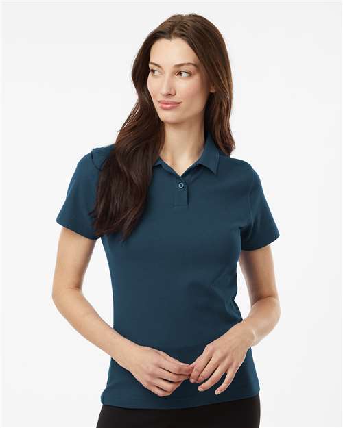 AllPro 62800L Women's Pique Polo - Ninja Transfers