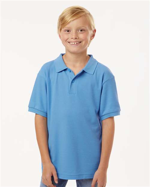 AllPro 62800Y Youth Pique Polo - Ninja Transfers