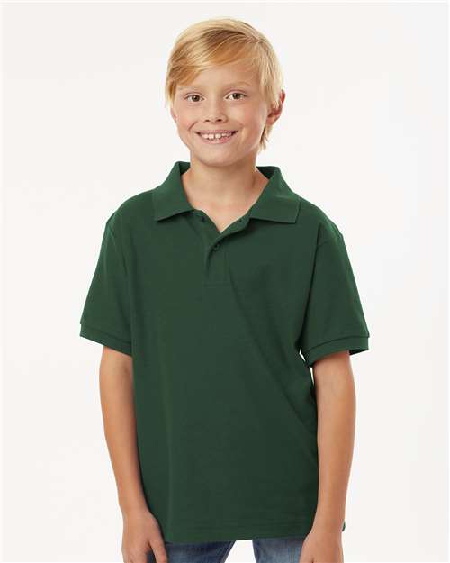 AllPro 62800Y Youth Pique Polo - Ninja Transfers