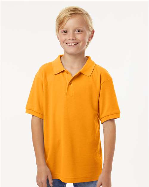 AllPro 62800Y Youth Pique Polo - Ninja Transfers