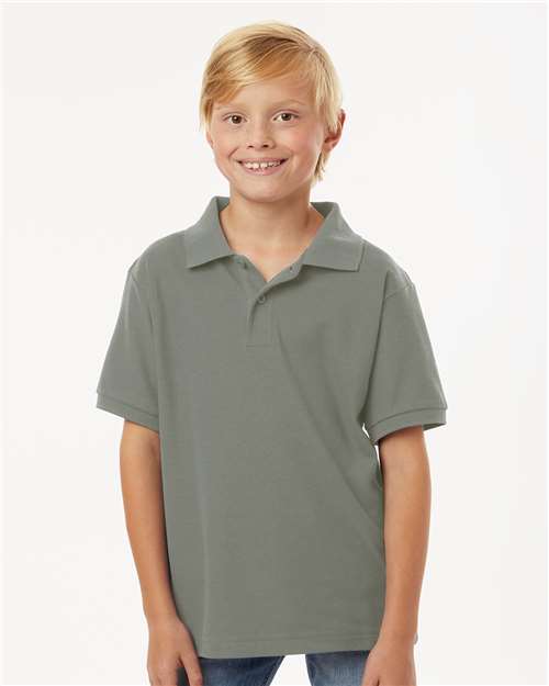 AllPro 62800Y Youth Pique Polo - Ninja Transfers
