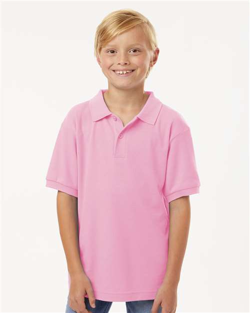 AllPro 62800Y Youth Pique Polo - Ninja Transfers