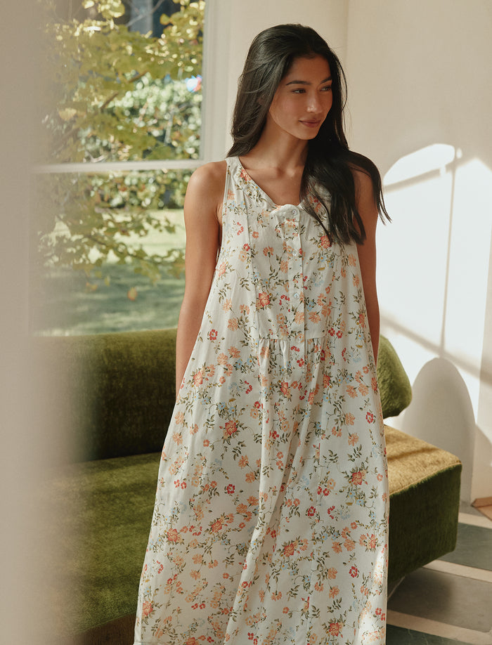 Amber Panel Front Maxi Nightgown