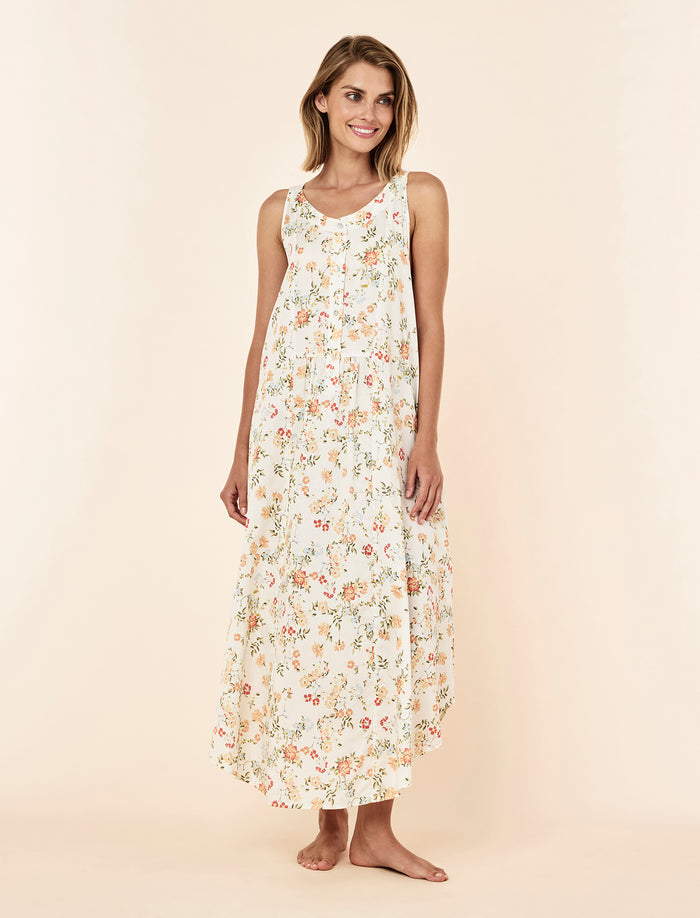 Amber Panel Front Maxi Nightgown