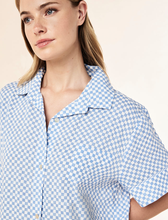 Anais Short Sleeve Full Length PJ Set