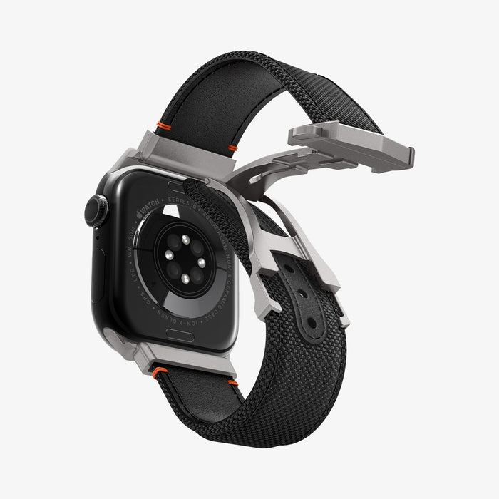 AMP09304 - Apple Watch Ultra (49mm) Classic Fit in Black showing the back, partial inner side and bottom