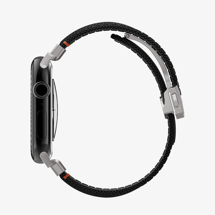 AMP09304 - Apple Watch Ultra (49mm) Classic Fit in Black showing the side