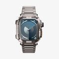 ACS07660 - Apple Watch (45mm) Case Metal Armor Pro in Gunmetal showing the front and sides